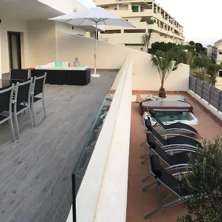 Modern With View To Gibraltar, Large Terrace And Jacuzzi Estepona